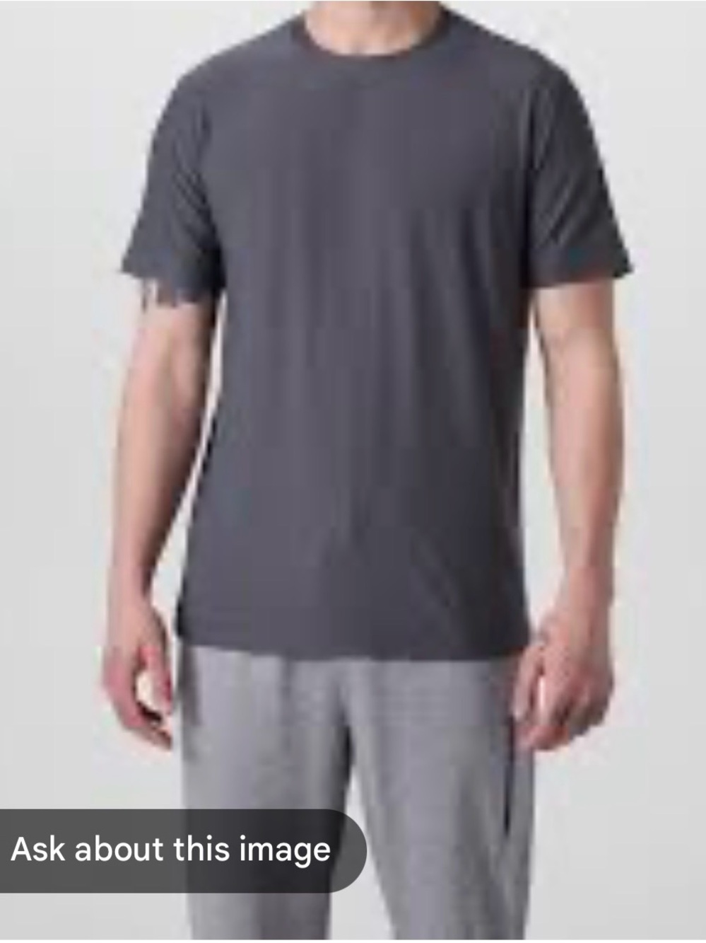 Vuori Short Sleeve Crew Tee in moonlight